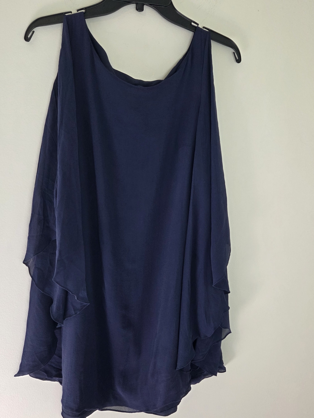Lilly Pulitzer Marguerite Caftan Navy Silk Mini Dress